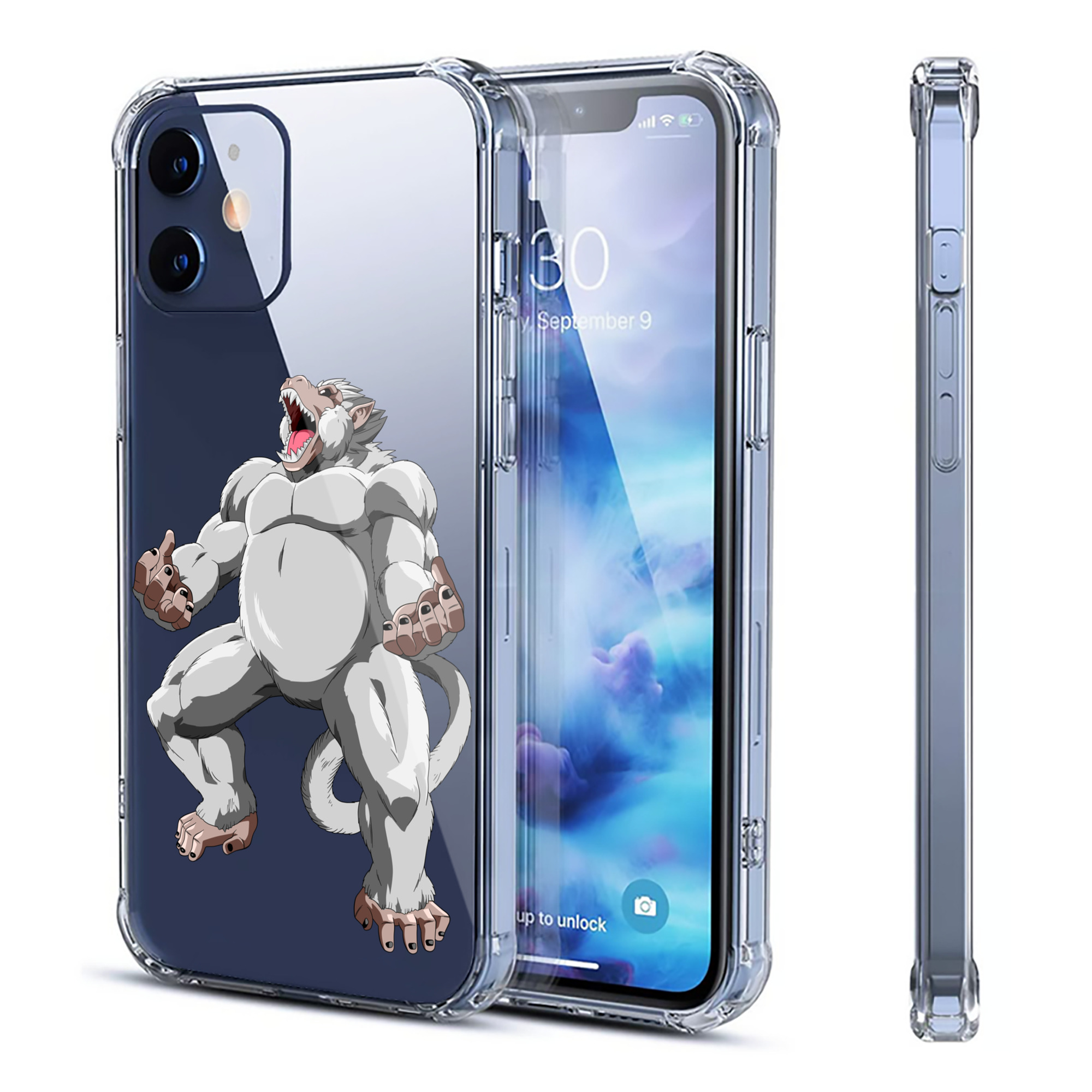 （画像用） ドラゴンボール DRAGON BALL 【iPhone 12シリーズ対応】透明スマホケース（クリアソフトケース）